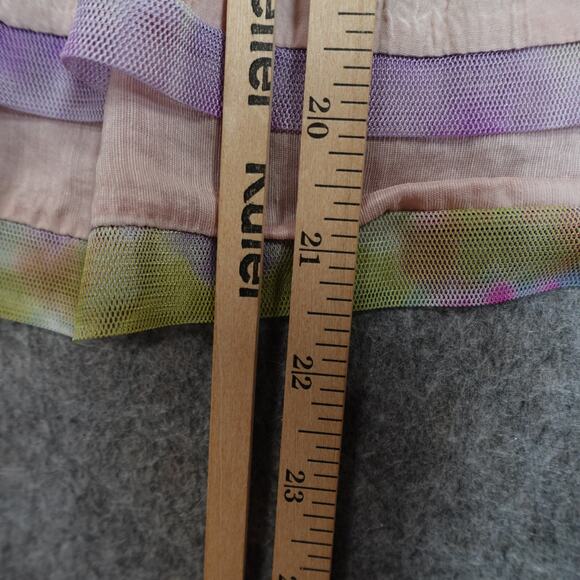 Boho Cardigan Womens Small/Medium? Open Front 3/4 Sleeve Waffle Knit Pink - Picture 6 of 7